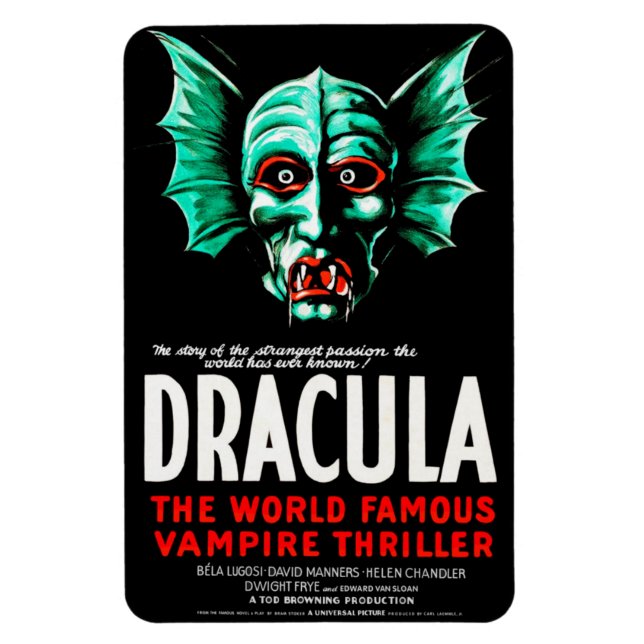 1931 Dracula Poster magnet (Vertikal)