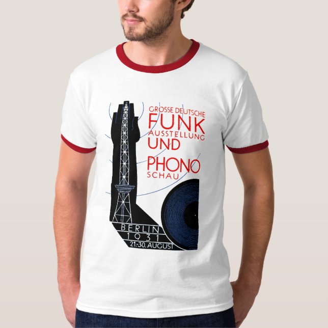 1931 German Radio and Music Expo Tee (Framsida)