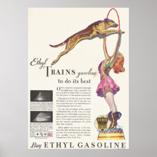 1932 AD Etylgas Poster