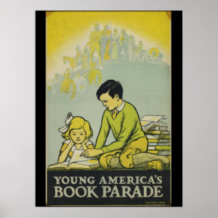 1932 Barns Bok-vecka Poster