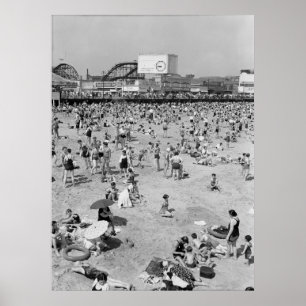 1932-CONEY ISLAND-BOARDWALK POSTER