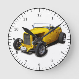 1932-gults rosterklocka rund klocka