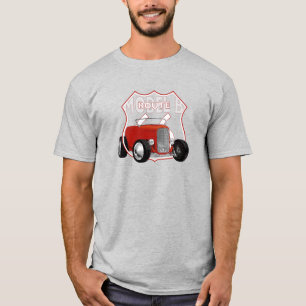 1932 Modell B Hotrod. Red Hotrod. Rad 66. T Shirt