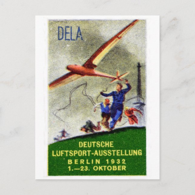 1932 Modell för konkurrens mellan luftfartyg Poste Vykort (Framsida)