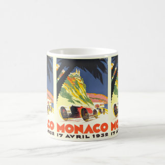 1932 Monaco Grand Prix: Vintage Tävling Sports Magisk Mugg
