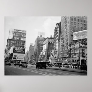 1932 STAD FÖR TIDER SQUARE-NEW YORK POSTER