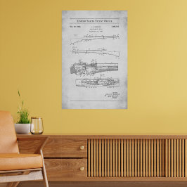 1932 US Patent 1892141 - M1 Garand gevär Poster