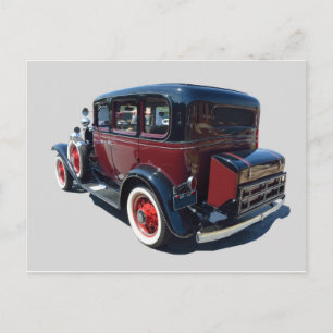1932 Vintage Automobile Vykort
