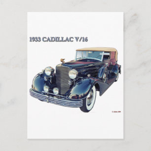 1933 CADILLAC V/16 #2 VYKORT