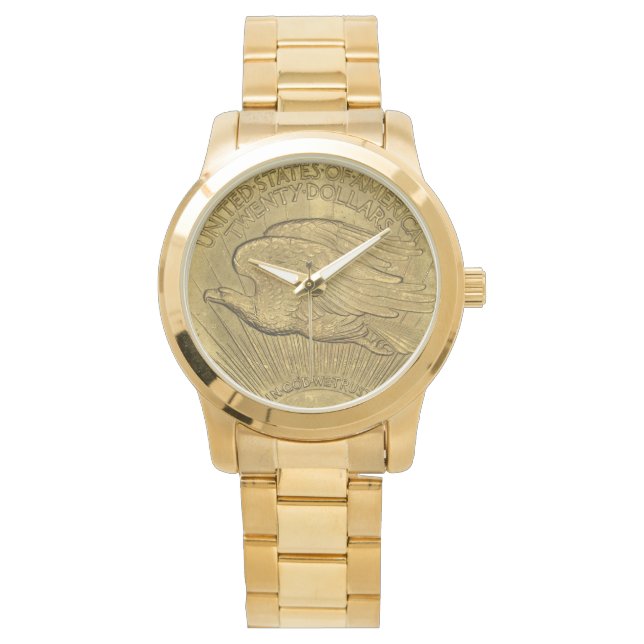 1933 Dubbla: myntet Eagle Guld Armbandsur (Framsida)