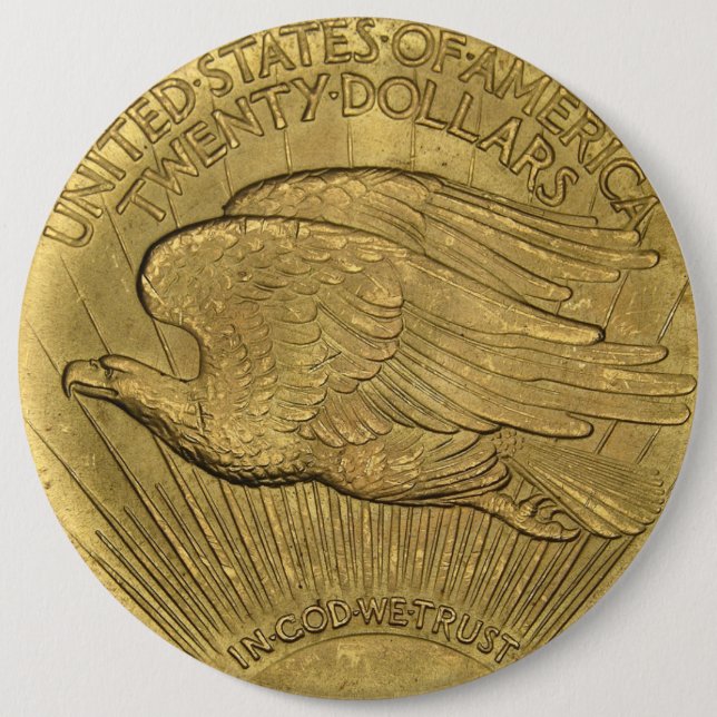 1933 Dubbla: myntet Eagle Guld Knapp (Framsida)