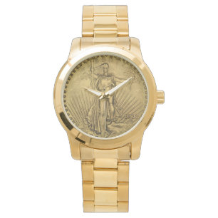 1933 Dubbla Öagle Guld Coin Armbandsur