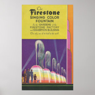 1933 Internationell Exposition CHICAGO. Art Deco. Poster