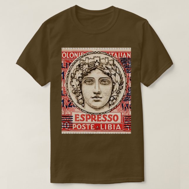 1933 Italienska libyska frimärke Graphic T Shirt (Design framsida)