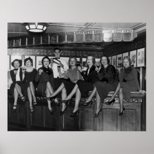 1933 NYTT YORKSLUT PÅ FÖRBUDET MOT PARTY POSTER