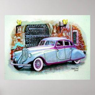 1933 Pierce Arrow Poster