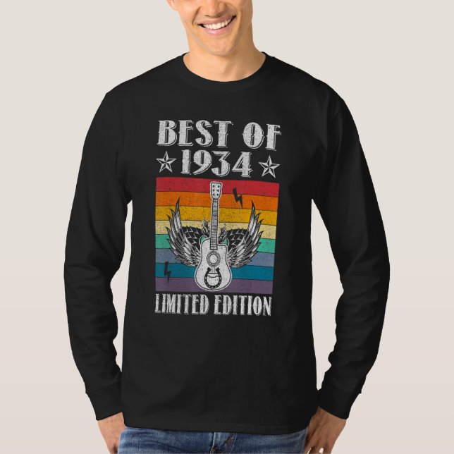 1934 88:e födelsedagen 88 år gammal t shirt (Framsida)
