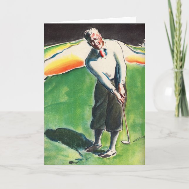 1934 års golfingtryck kort (Framsida)