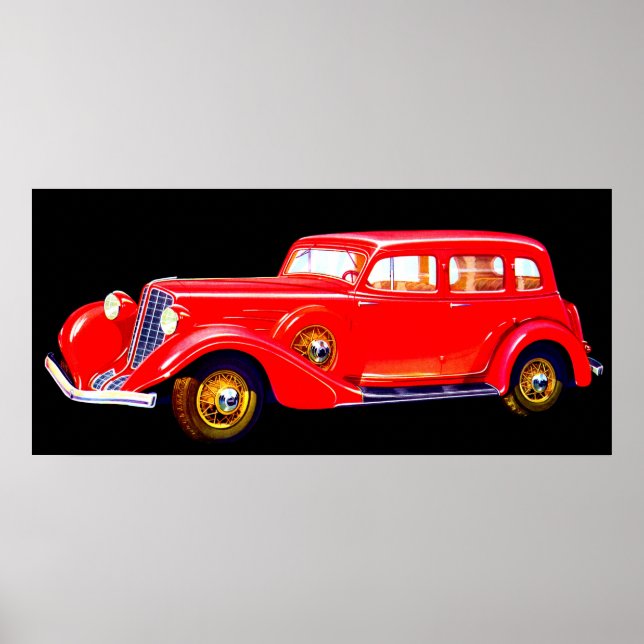 1934 Auburn Poster (Framsidan)