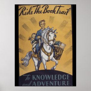 1934 Barns Bok-vecka Poster