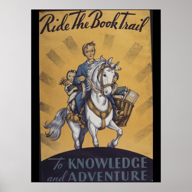 1934 Barns Bok-vecka Poster (Framsidan)