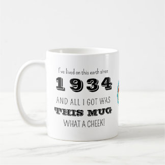1934 Birthday Vilken Cheek Kaffemugg
