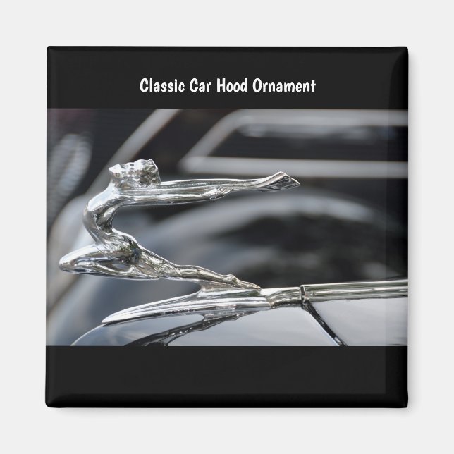 1934 Buick Goddess Huva Ornament  Magnet (Framsidan)