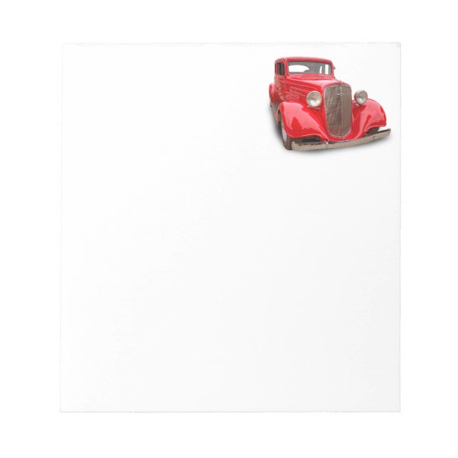 1934 CHEVROLET ANTECKNINGSBLOCK (Framsida)