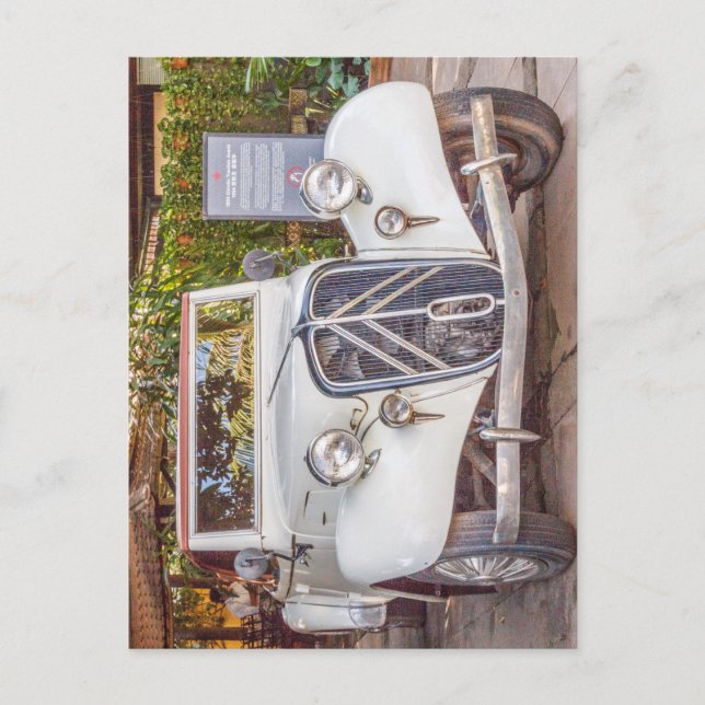 1934 Citroen Traction Avant Classic car Jigszawa P Vykort (Framsida)