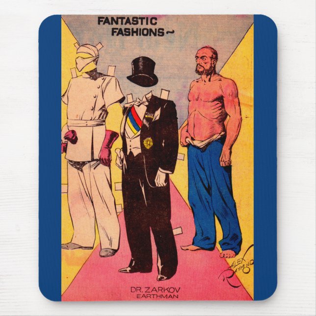 1934 Dr Zarkov papper docka Flash Gordon Musmatta (Framsidan)