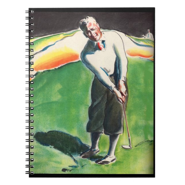 1934 golfingeravtryck anteckningsbok (Framsidan)