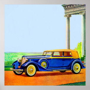 1934 Lincoln-modell KA Poster