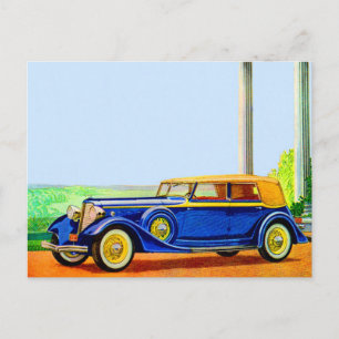 1934 Lincoln-modell KA Vykort