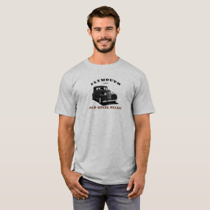 1934 Plymouth Chrysler. Mopar. Black Hotrod 1934. T Shirt