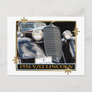 1934 V-12 LINKOLN VYKORT