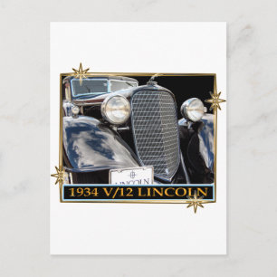 1934 V-12 LINKOLN VYKORT
