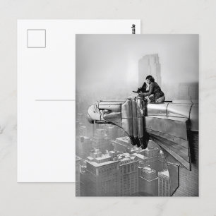 1935 MARGARET BOURKE NEW YORK CITY VINTAGE PHOTO VYKORT