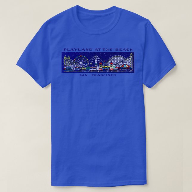 1935 Playland San Francisco T Shirt (Design framsida)