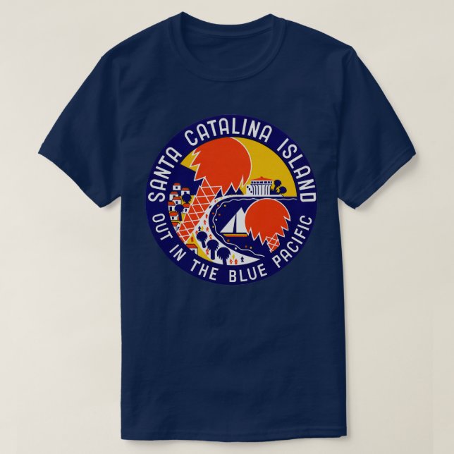 1935 Santa Catalina T Shirt (Design framsida)