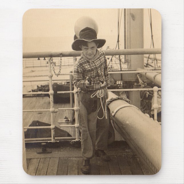 1935: Ungefär cowboy ombord Musmatta (Framsidan)