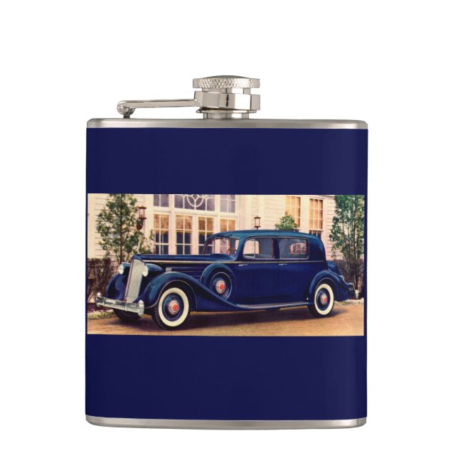 1936 blå packard fickplunta (Framsidan)
