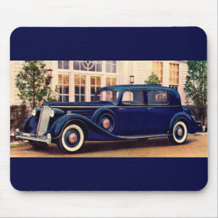1936 blå packard musmatta