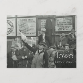 1936 Postkort för boskapsauktion Vykort