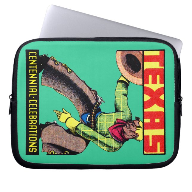 1936 Texas Centennial Laptop Fodral (Framsidan)