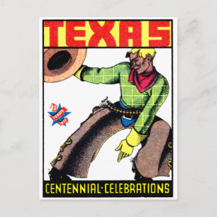 1936 Texas hundraårsjubileum Vykort