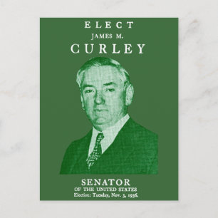 1936 Val Curley till kongressen Vykort