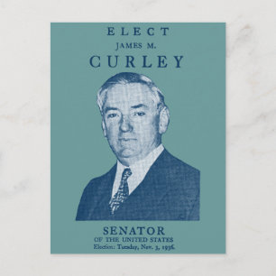 1936 Val Curley till kongressen Vykort