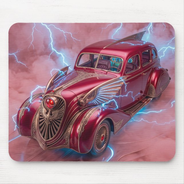 1936 Wingmobile Sedan med specialeffekter Musmatta (Framsidan)