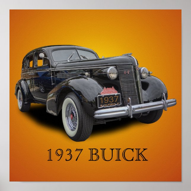 1937 BUICK POSTER (Framsidan)