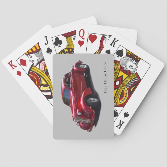 1937 Deluxe Coupe-kort Casinokort (Baksidan)